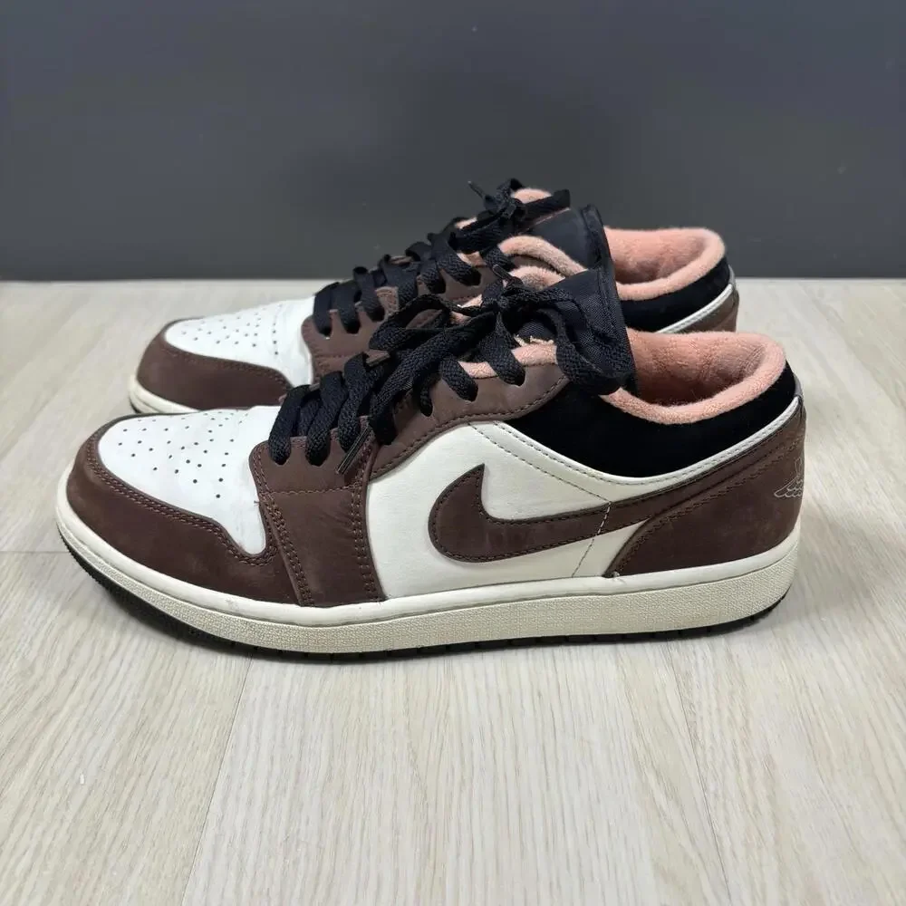 Nike Air Jordan 1 Low Mocha Brown Men’s Size 10 Chocolate Brown Mocha Mousse EUC
